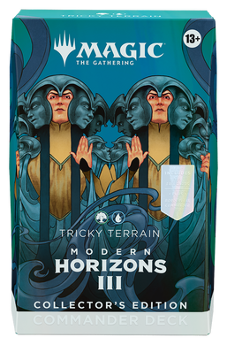Magic: the Gathering. Колекційна Командирська Колода Modern Horizons 3 Tricky Terrain Collector's Edition