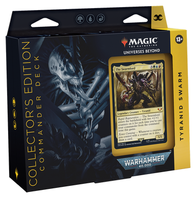 Magic: the Gathering. Колода Командиру "Universes Beyond: Warhammer 40K Collector's Edition Tyranid Swarm Commander Deck" (eng)