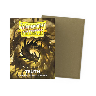 Протекторы для карт Dragon Shield Matte Dual Sleeves Truth, Olive