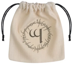 Набір кубів Elvish Beige & black Dice Bag