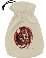 Мешок для кубов Anne Stokes Dice Pouch: Skull Embrace