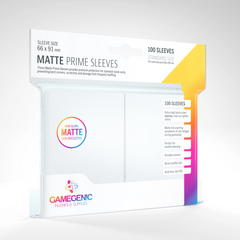 Протекторы для Карт Gamegenic - Matte Prime Sleeves White (100 Sleeves), White