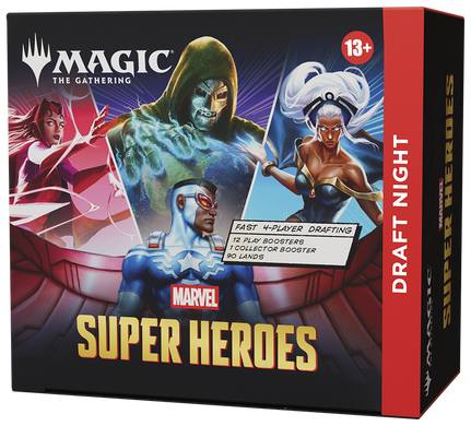 Magic: The Gathering. Набір Draft Night Marvel Super Heroes