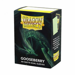 Протекторы для карт Dragon Shield Matte Dual - Gooseberry (100 шт), Green