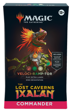 Magic: the Gathering. Колода Командиру The Lost Caverns of Ixalan Veloci-ramp-tor