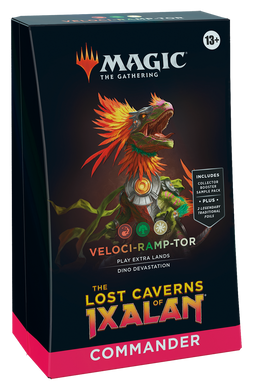 Magic: the Gathering. Колода Командира The Lost Caverns of Ixalan Veloci-ramp-tor