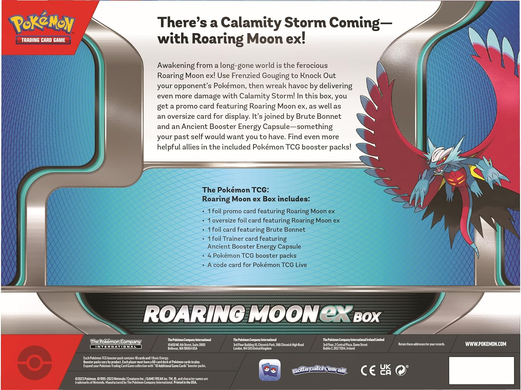 Pokemon TCG Коллекционный Набор Roaring Moon ex Box