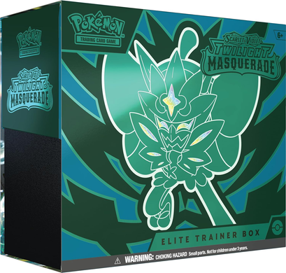 Pokemon TCG Набір Бустерів Twilight Masquerade Elite Trainer Box