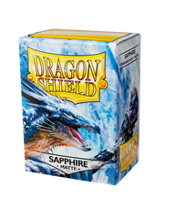 Протектори для карт Dragon Shield Matte Sleeves - Sapphire (100 Sleeves), Blue