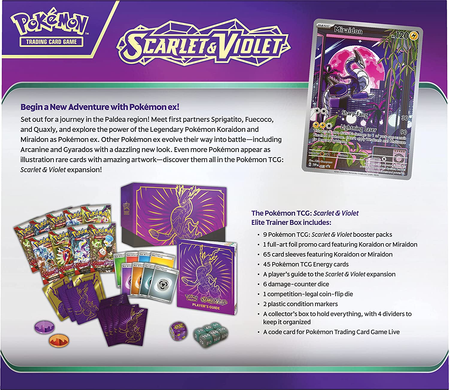 Набір бустерів Pokémon TCG Scarlet & Violet Elite Trainer Box Miraidon