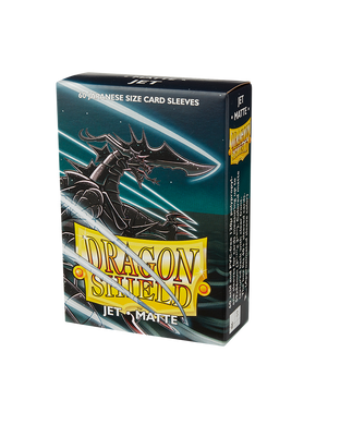 Протектори для карт Dragon Shield Japanese size Matte Sleeves Jet, Black
