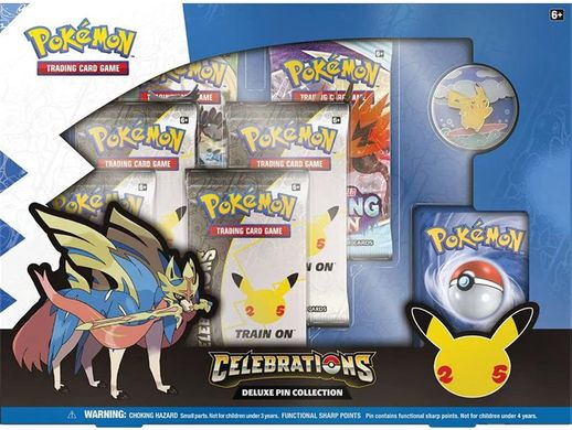 Коллекционный Набор Pokémon TCG Celebrations: Deluxe Pin Collection (en)