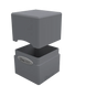 Коробка для карт Ultra Pro Deck Box Satin Cube Smoke Grey