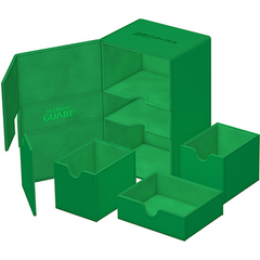 Коробка для карток Ultimate Guard Twin Flip'n'Tray 160+ Xenoskin - Green
