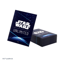 Протектори для карт Gamegenic - Star Wars: Unlimited Art Sleeves - Card Back Blue, Blue