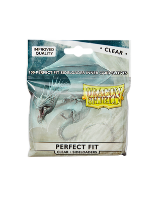 Протекторы для карт Dragon Shield Standard Perfect Fit Sideloading Sleeves - Clear (100 шт.), Clear