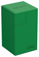 Коробка для карт Ultimate Guard Flip'n'Tray 100+ Xenoskin - Green