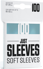 Протектори для карт Just Sleeves - Soft Sleeves (100 шт.), Clear