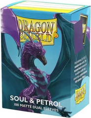Протекторы для карт Dragon Shield Matte Dual - Soul & Petrol (100 шт), Purple