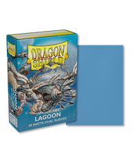 Протекторы для карт Dragon Shield Japanese size Dual Matte Sleeves Lagoon, Blue