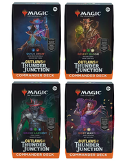 Magic: the Gathering. Набір Командирських Колод (4 штуки) Outlaws of Thunder