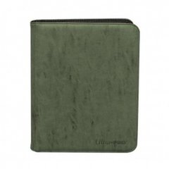 Альбом для карт Zippered Suede 9-Pocket Premium PRO-Binder - Emerald