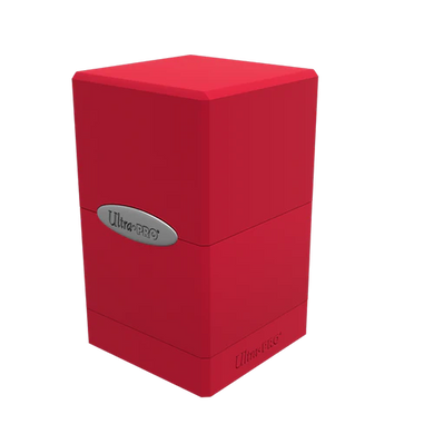 Коробка для карт Ultra Pro Deck Box Satin Tower Red