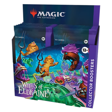 Magic: the Gathering. Дисплей коллекционных бустеров Wilds of Eldraine