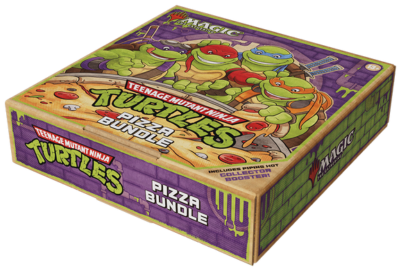 Magic: The Gathering. Колекційний Бандл (Набір бустерів) Teenage Mutant Ninja Turtles Pizza Bundle