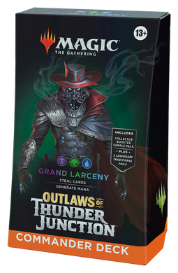 Magic: the Gathering. Командирская Колода Outlaws of Thunder Grand Larceny (Black-Green-Blue)