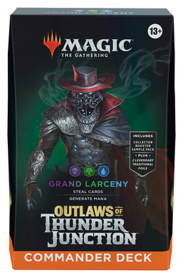 Magic: the Gathering. Командирская Колода Outlaws of Thunder Grand Larceny (Black-Green-Blue)