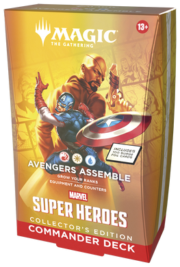 Magic: The Gathering. Колекційна командирська колода Marvel Super Heroes - Avengers Assemble