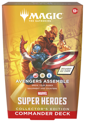 Magic: The Gathering. Колекційна командирська колода Marvel Super Heroes - Avengers Assemble