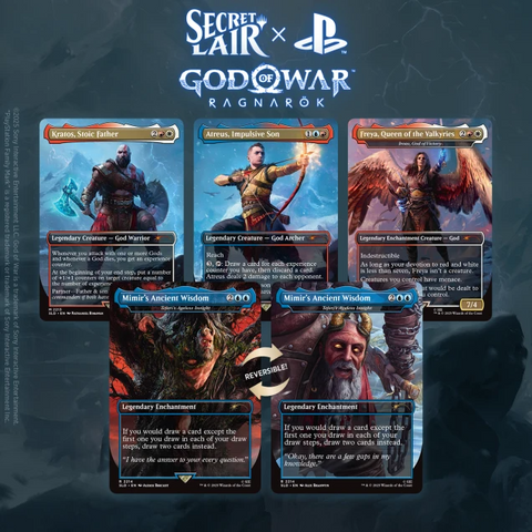 Magic: The Gathering. Колекційний набір Secret Lair x God of War