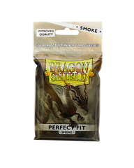Протектори для карт Dragon Shield Standard Perfect Fit Sleeves - Smoke (100 Sleeves), Smoke
