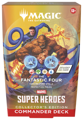 Magic: The Gathering. Колекційна командирська колода Marvel Super Heroes - Fantastic Four