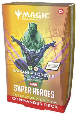 Magic: The Gathering. Колекційна командирська колода Marvel Super Heroes - Wakanda Forever