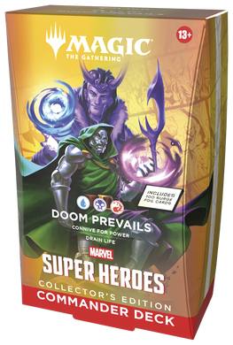 Magic: The Gathering. Колекційна командирська колода Marvel Super Heroes - Doom Prevails