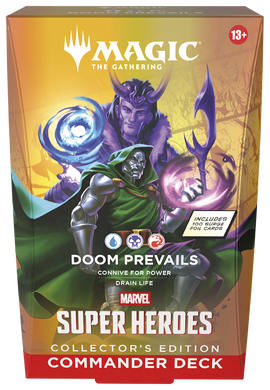 Magic: The Gathering. Колекційна командирська колода Marvel Super Heroes - Doom Prevails