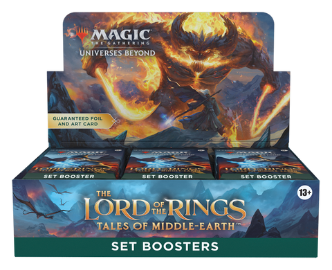 Magic: the Gathering. Дисплей бустеров выпуска (SET) Lord of the Rings: Tales of Middle-earth