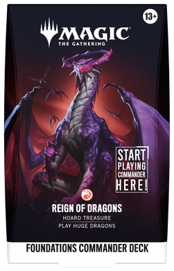 Magic: The Gathering. Foundations Командирская колода Reign of Dragons