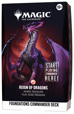 Magic: The Gathering. Foundations Командирская колода Reign of Dragons