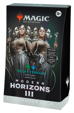 Magic: the Gathering. Командирська Колода Modern Horizons 3 Tricky Terrain