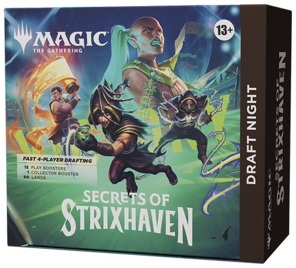 Magic: The Gathering. Набір Draft Night Secrets of Strixhaven