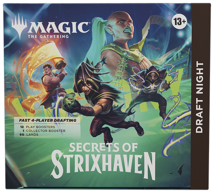 Magic: The Gathering. Набір Draft Night Secrets of Strixhaven