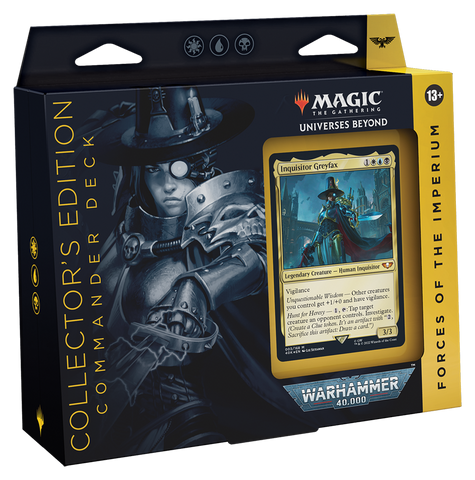 マジック：ザ・ギャザリング warhammer 40k collector commander decks Magic: The Gathering. Колода Командира 