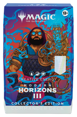 Magic: the Gathering. Коллекционная Командирская Колода Modern Horizons 3 Creative Energy Collector's Edition