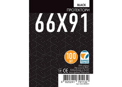 Протекторы для карт Games7Days (66 х 91 мм, MTG, 100 шт.) Black (PREMIUM), Black
