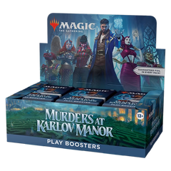 Magic: the Gathering. Дисплей Ігрових (Play) Бустерів Murders at Karlov Manor