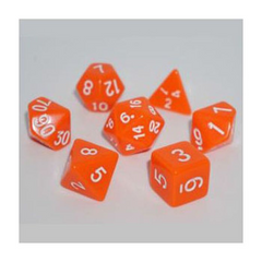 Набор Кубов - Opaque 7 Dice Set - Orange